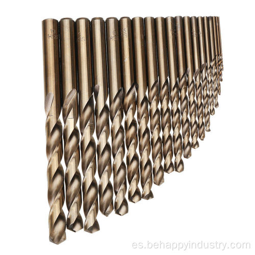Twist Drill Bit Set para perforación de madera de metal